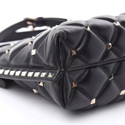 Valentino Garavani Nappa Candystud Shoulder Bag Black 7 of 11
