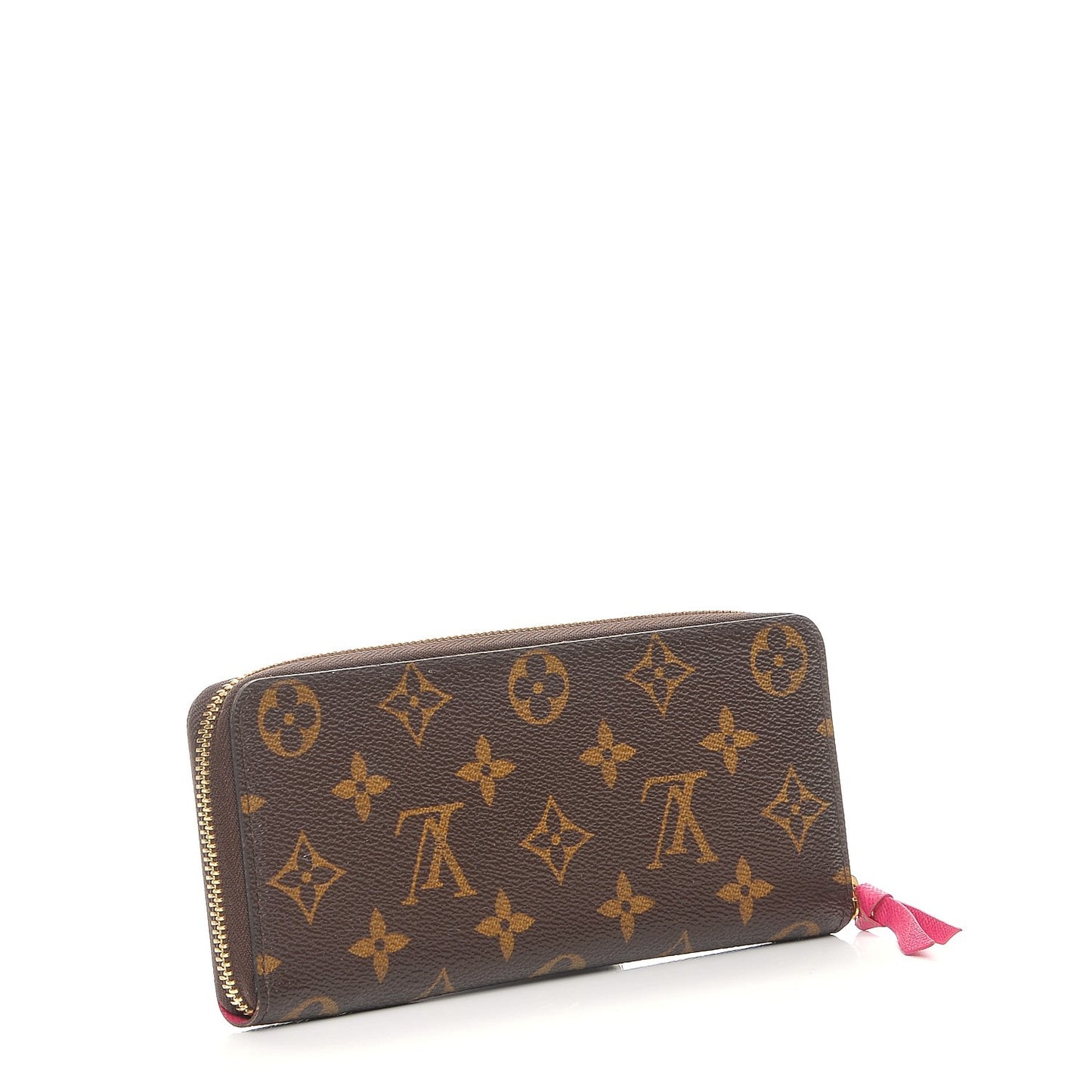 Monogram Clemence Wallet Hot Pink