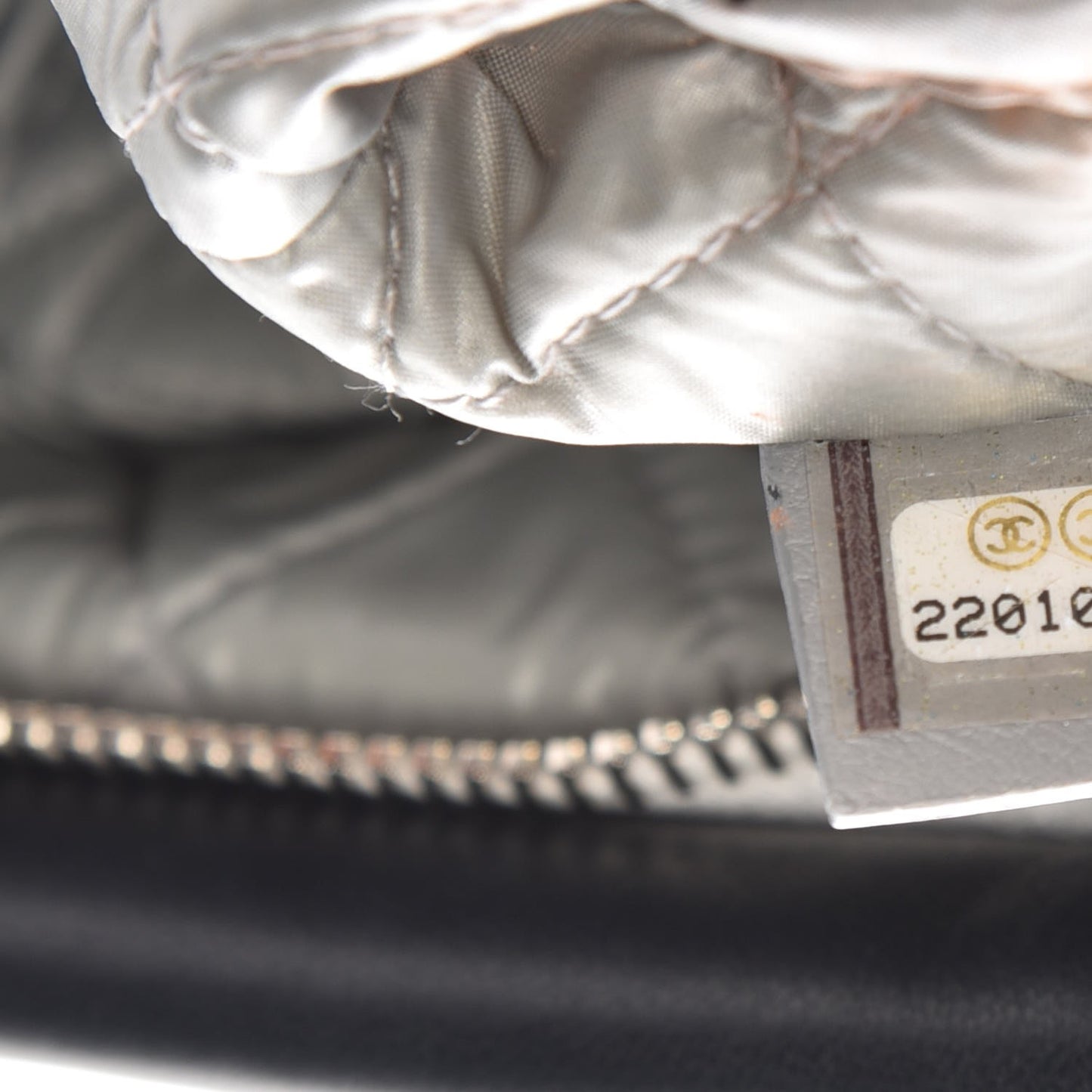 Lambskin Patchwork Large Cosmetic Case Multicolor