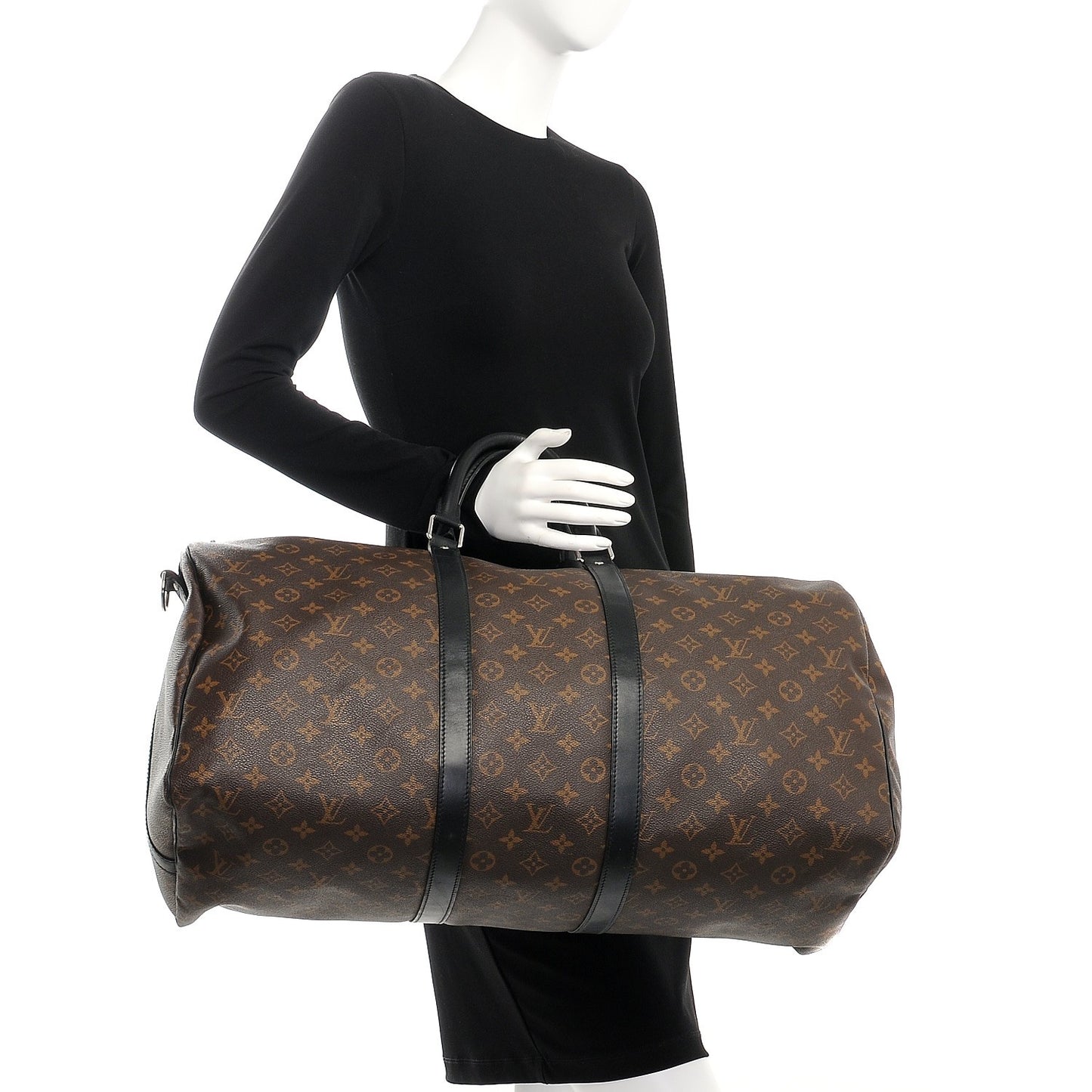 Monogram Macassar Keepall Bandouliere 55