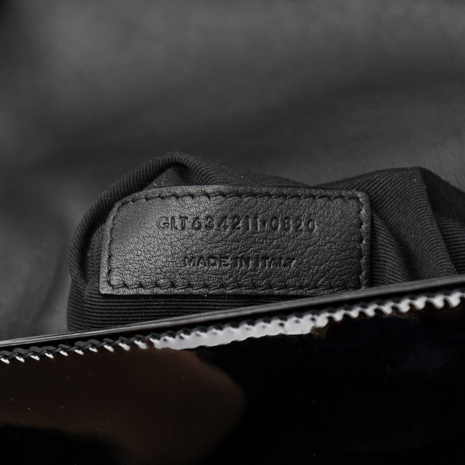 Saint Laurent Patent Medium Monogram Kate 99 Black 8 of 9