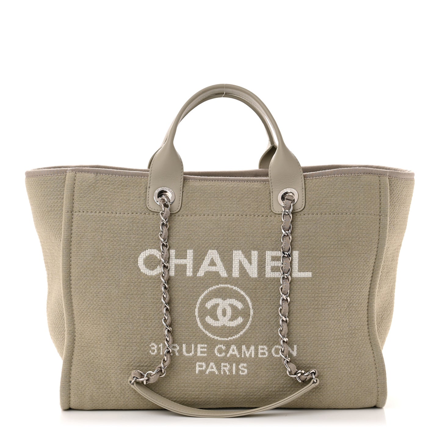 Mixed Fibers Medium Deauville Tote Grey