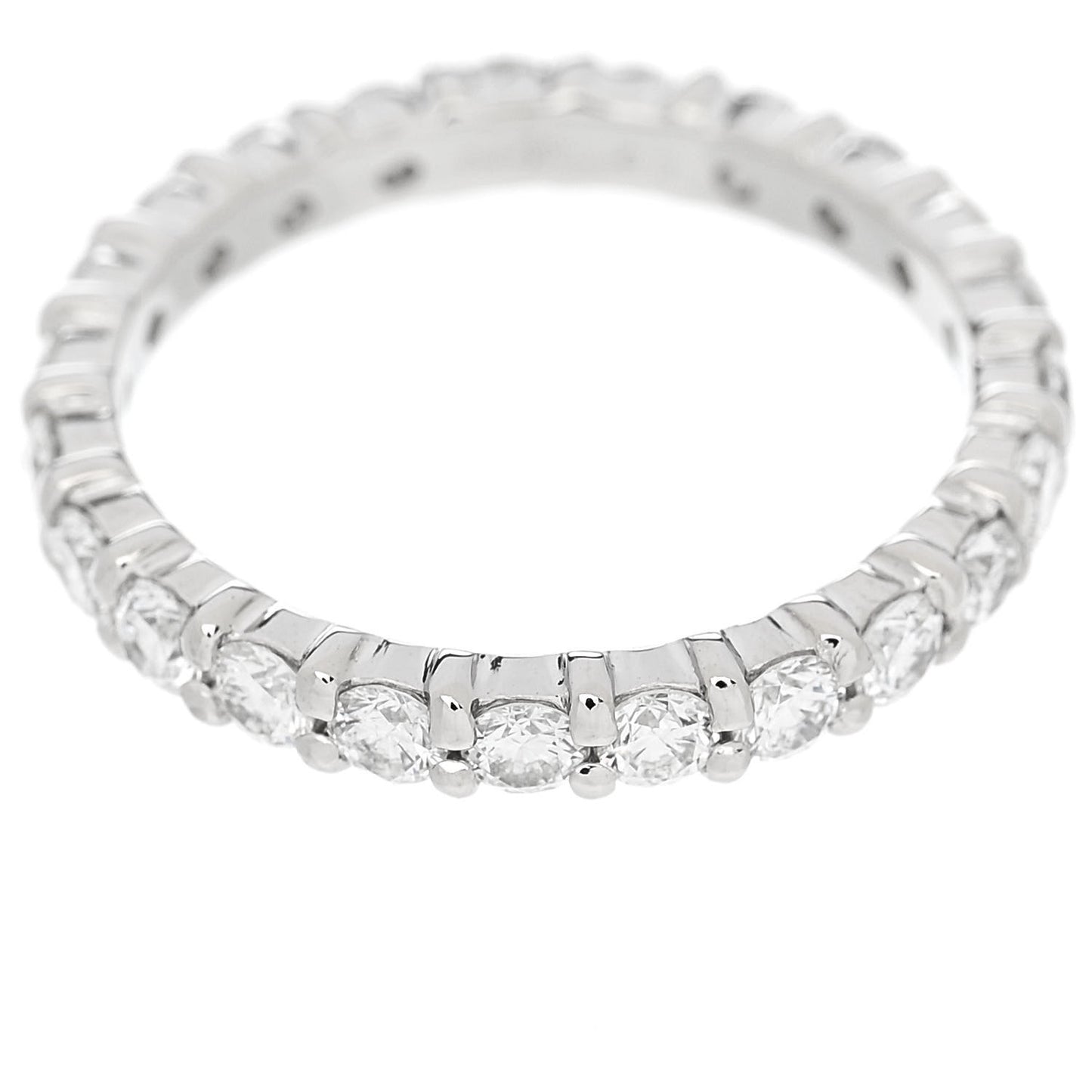 Platinum Diamond 1.00ct Full Eternity Band Ring 47 4.25