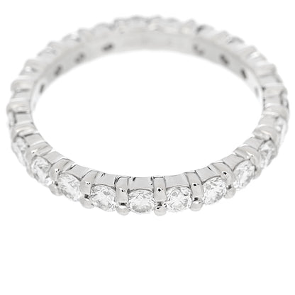 Parker & West by FASHIONPHILE Platinum Diamond 1.00ct Full Eternity Band Ring 47 4.25 6 of 8