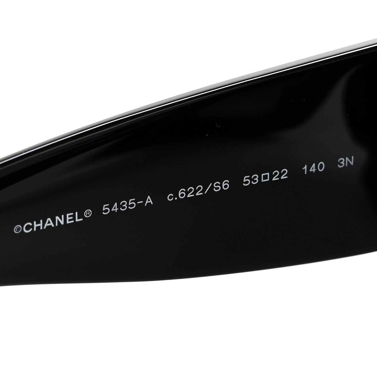 Acetate Rectangle Sunglasses 5435 Black