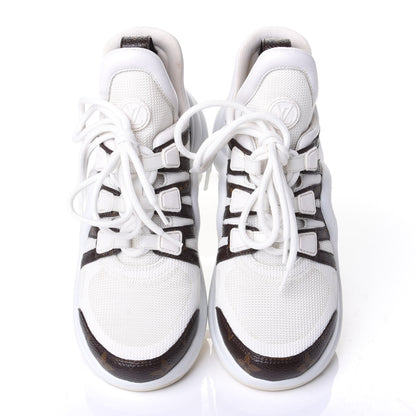 Louis Vuitton Patent Monogram LV Archlight Sneakers 36 White 5 of 11