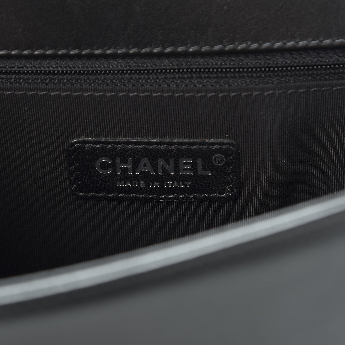 Lambskin Quilted New Medium Boy Flap Black
