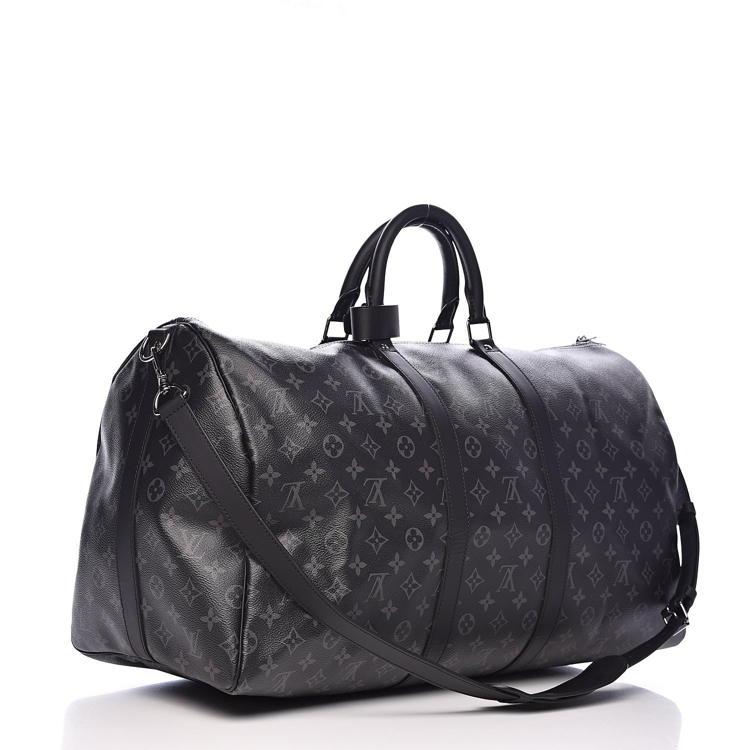 Louis Vuitton Monogram Eclipse Keepall Bandouliere 55 3 of 10