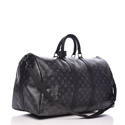 Louis Vuitton Monogram Eclipse Keepall Bandouliere 55 3 of 10