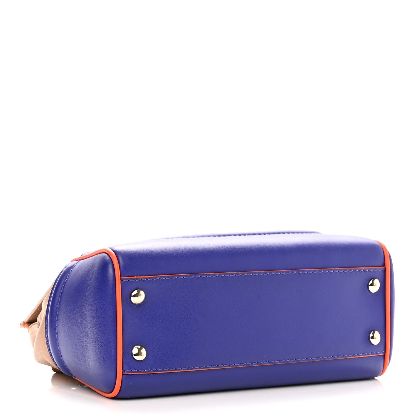 Calfskin Medium Palazzo Empire Bag Beige Blue Orange