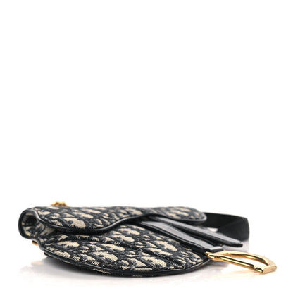 Christian Dior Oblique Saddle Belt Pouch Blue 4 of 8