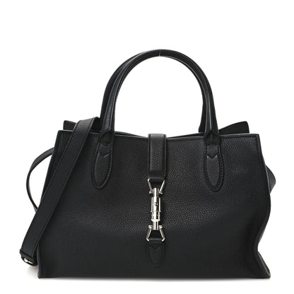 Gucci Soft Calfskin Small Jackie Top Handle Bag Black 1 of 11