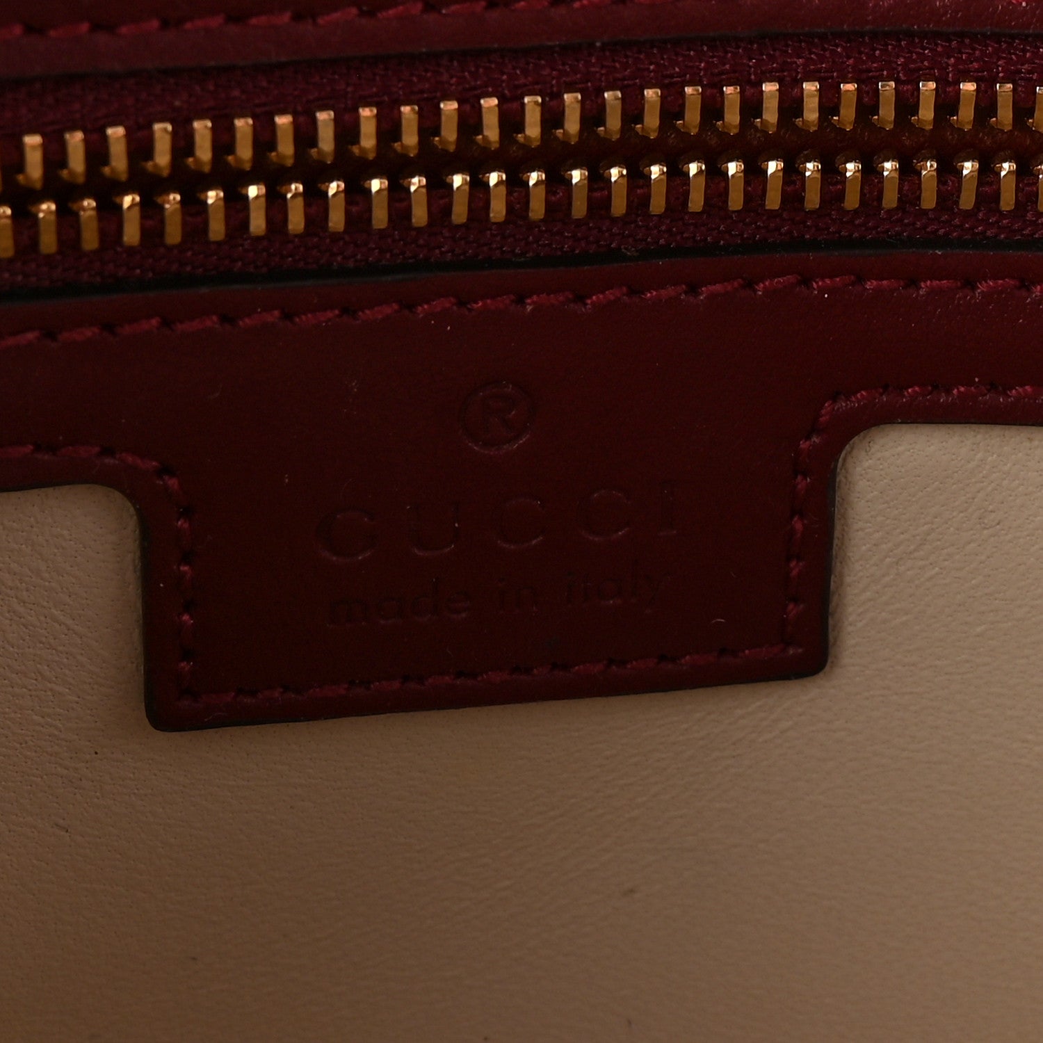 Gucci Calfskin Matelasse Small GG Marmont Shoulder Bag Rosso Ancora Red 6 of 9