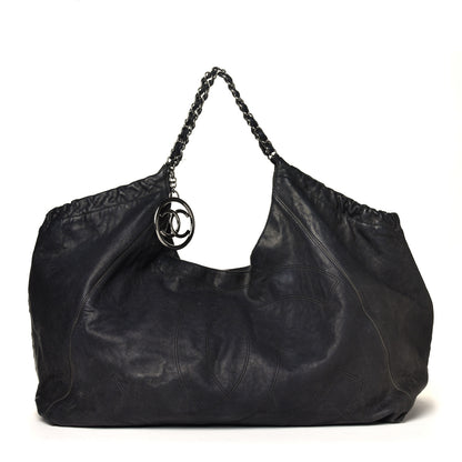 Chanel Distressed Caviar XL Coco Cabas Black 1 of 8