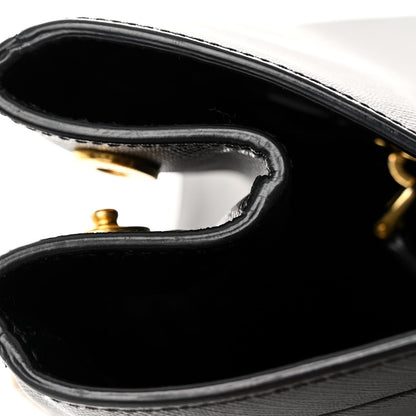 Prada Saffiano Lux Large Tote Black Talco 11 of 11