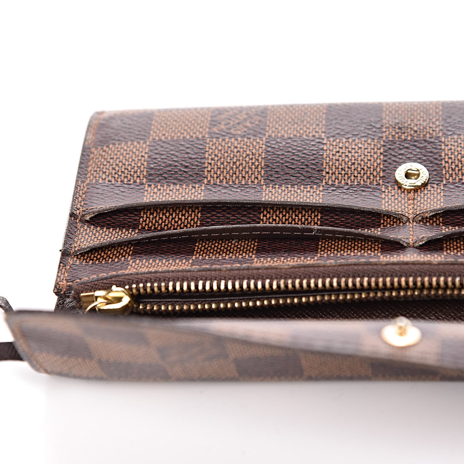 Louis Vuitton Damier Ebene Emilie Wallet 12 of 13