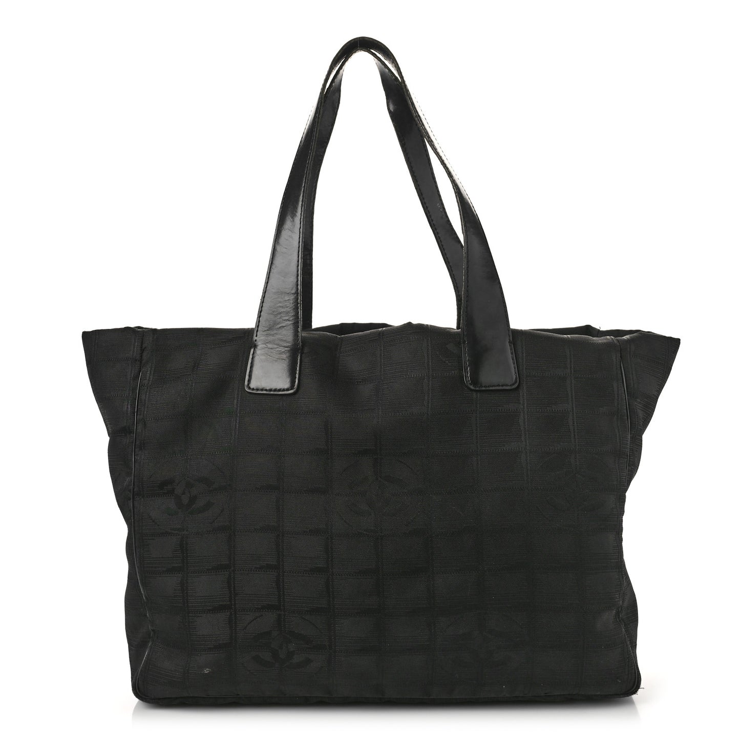 Nylon Medium Travel Tote Black