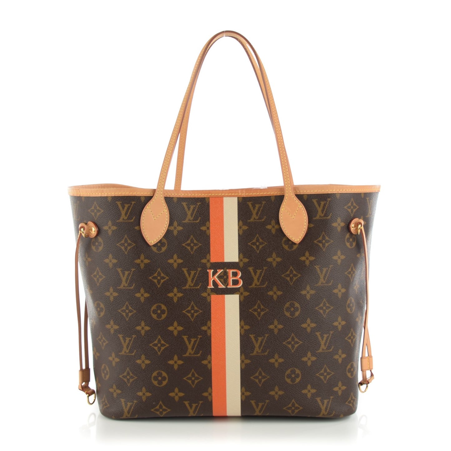 Monogram My LV Heritage Neverfull MM Orange Ivory