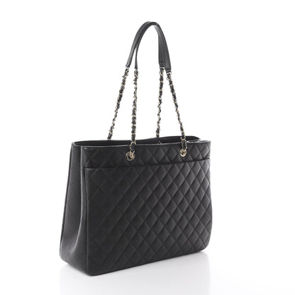 Chanel Caviar Quilted Large Shopping Tote Black 2 of 9