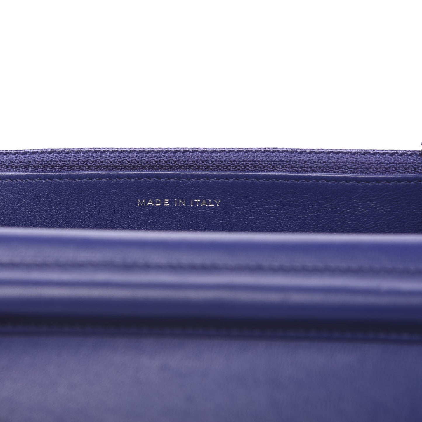 Lambskin Quilted Wallet On Chain WOC Purple