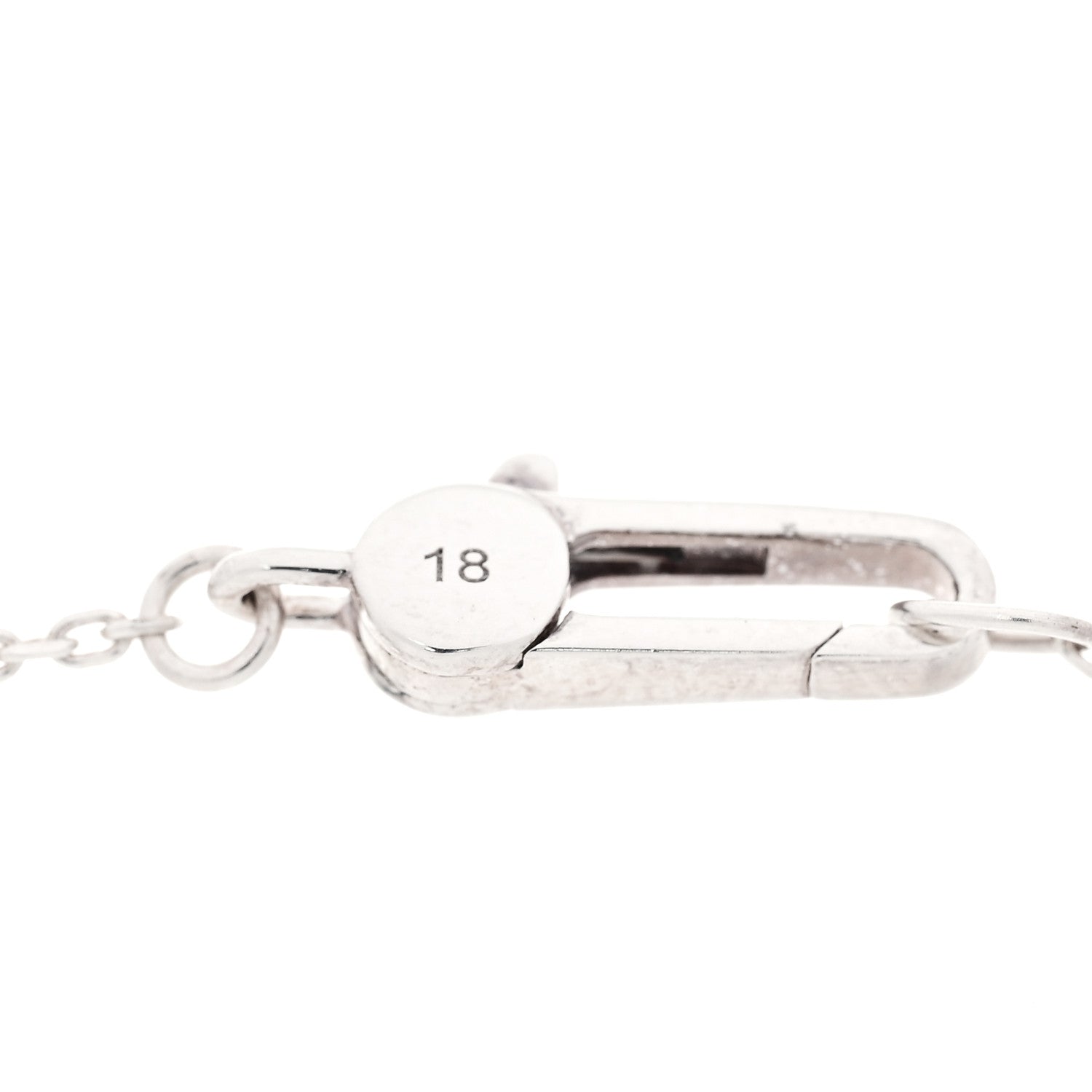 Gucci Sterling Silver Trademark Heart Bracelet 4 of 5