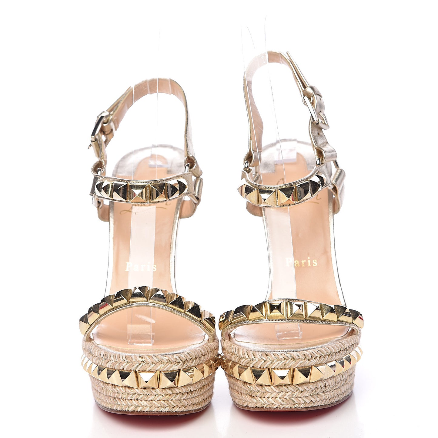 Nappa Silk Cataclou 140 Wedge Sandals 37 Sahara Light Gold