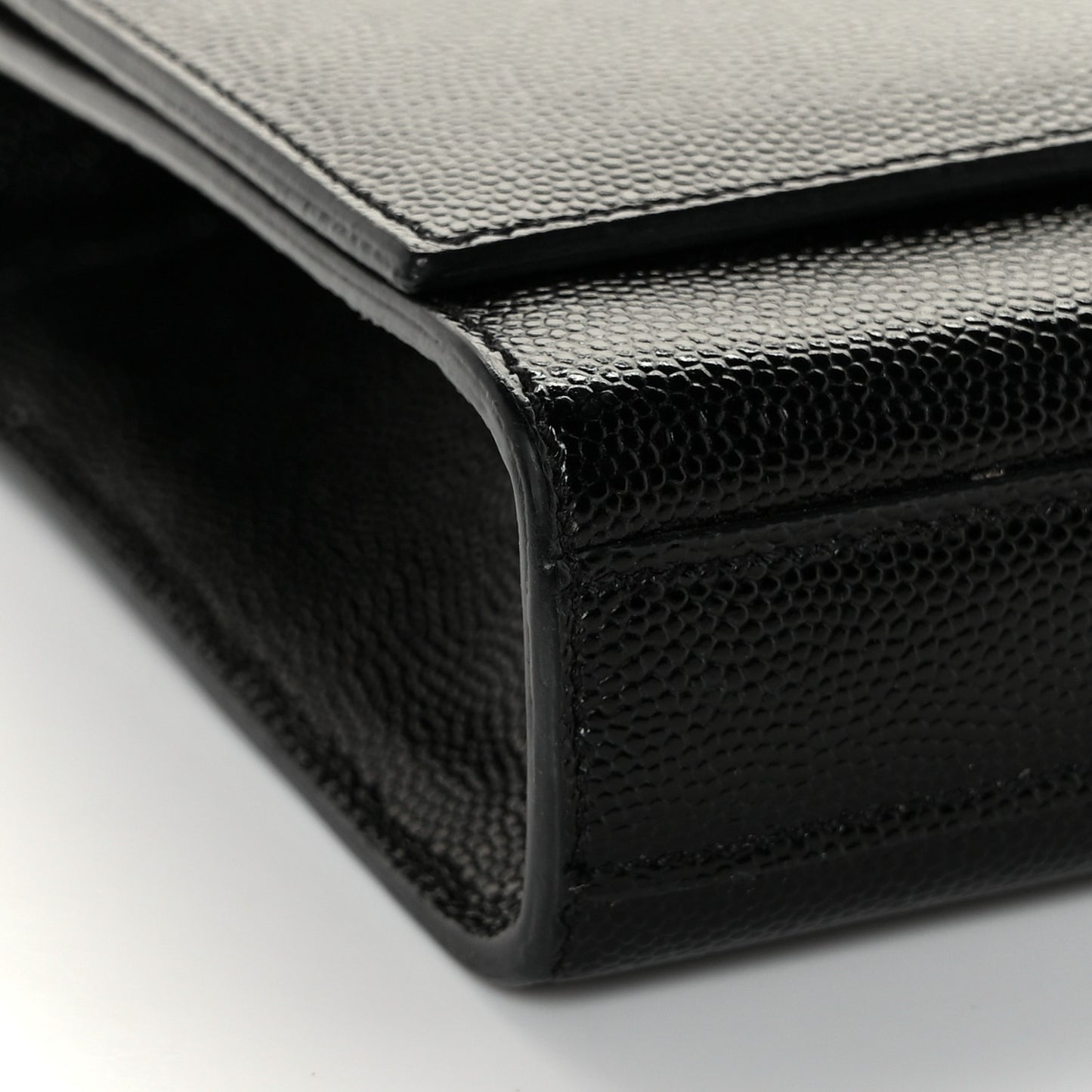 Grain De Poudre Monogram Cassandre Clutch Black