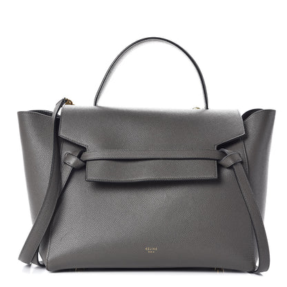 Celine Grained Calfskin Mini Belt Bag Grey 1 of 16