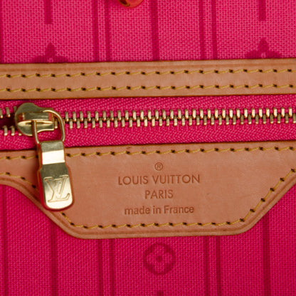 Louis Vuitton Monogram Roses Neverfull MM 6 of 7