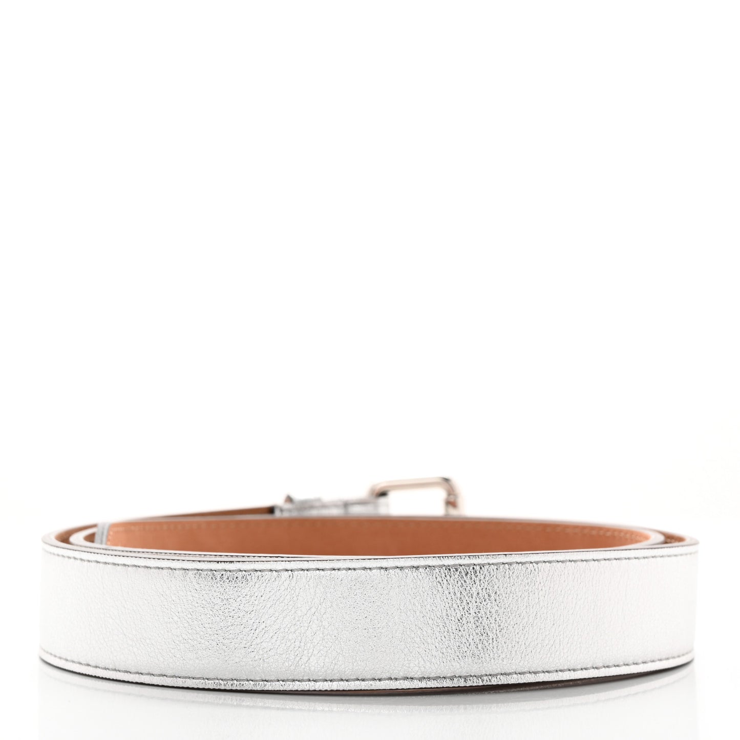 Vitello Catalan Mirror Multi Accessory Belt Argento