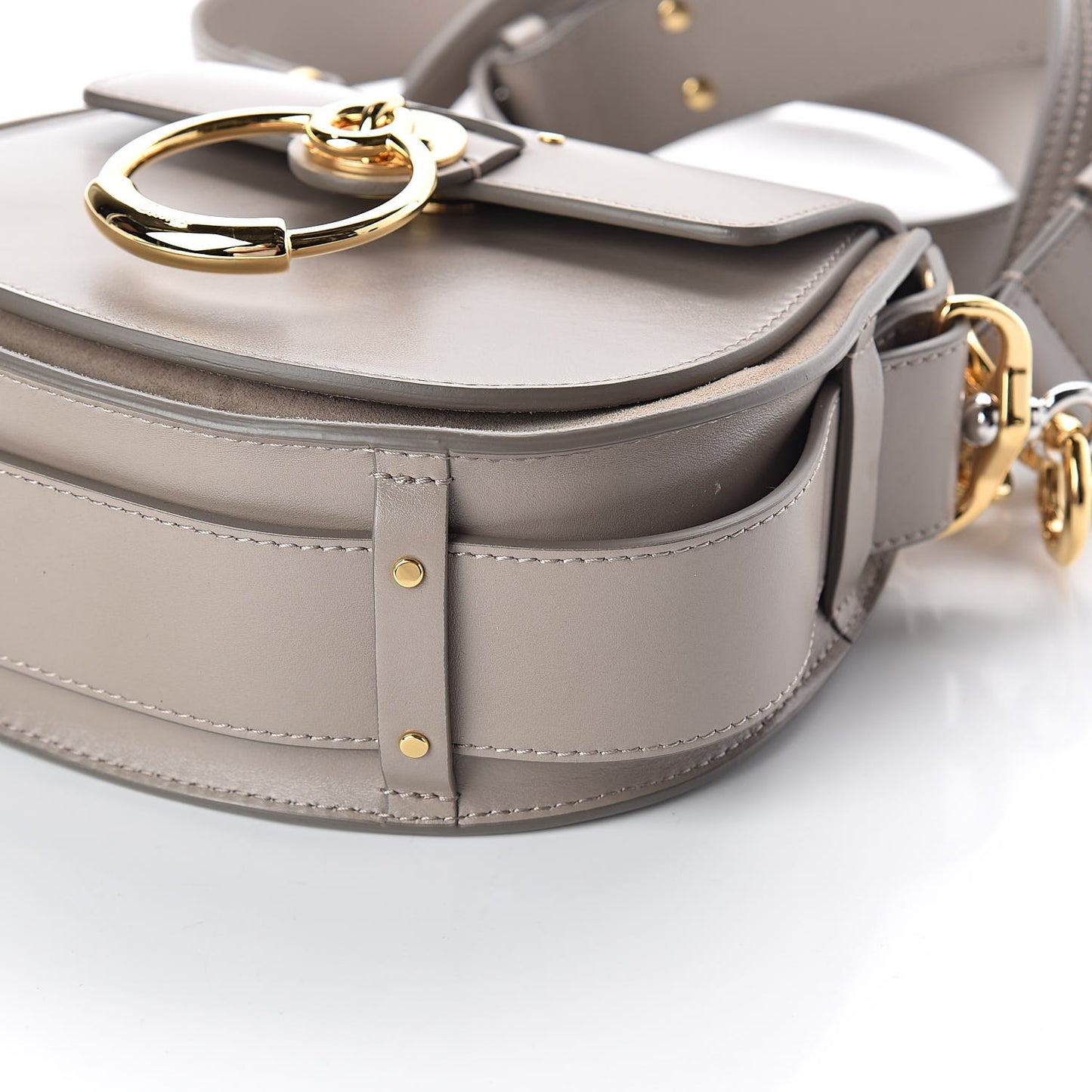 Calfskin Small Tess Bag Motty Grey