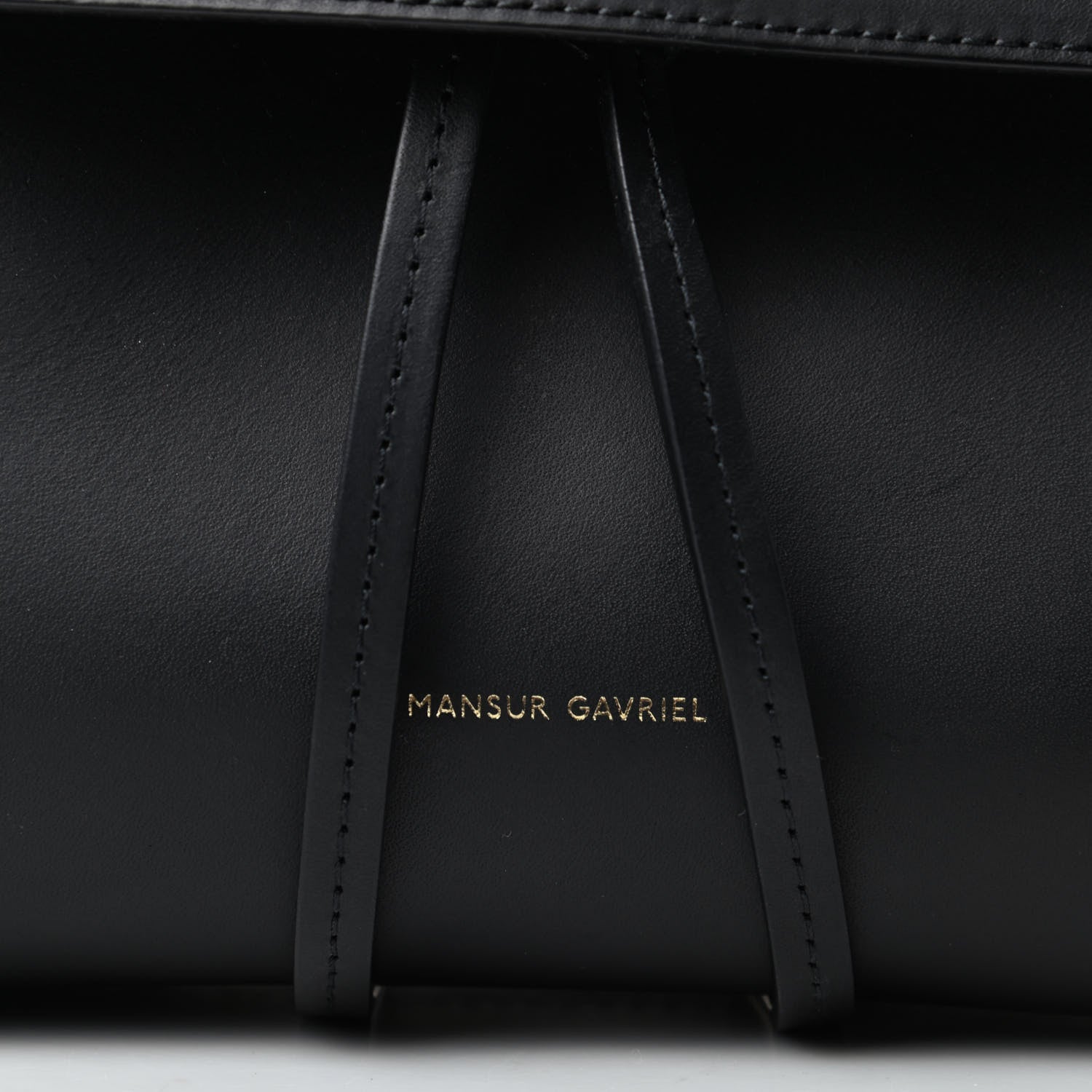 Mansur Gavriel Calfskin Mini Lady Bag Black Flamma 6 of 9