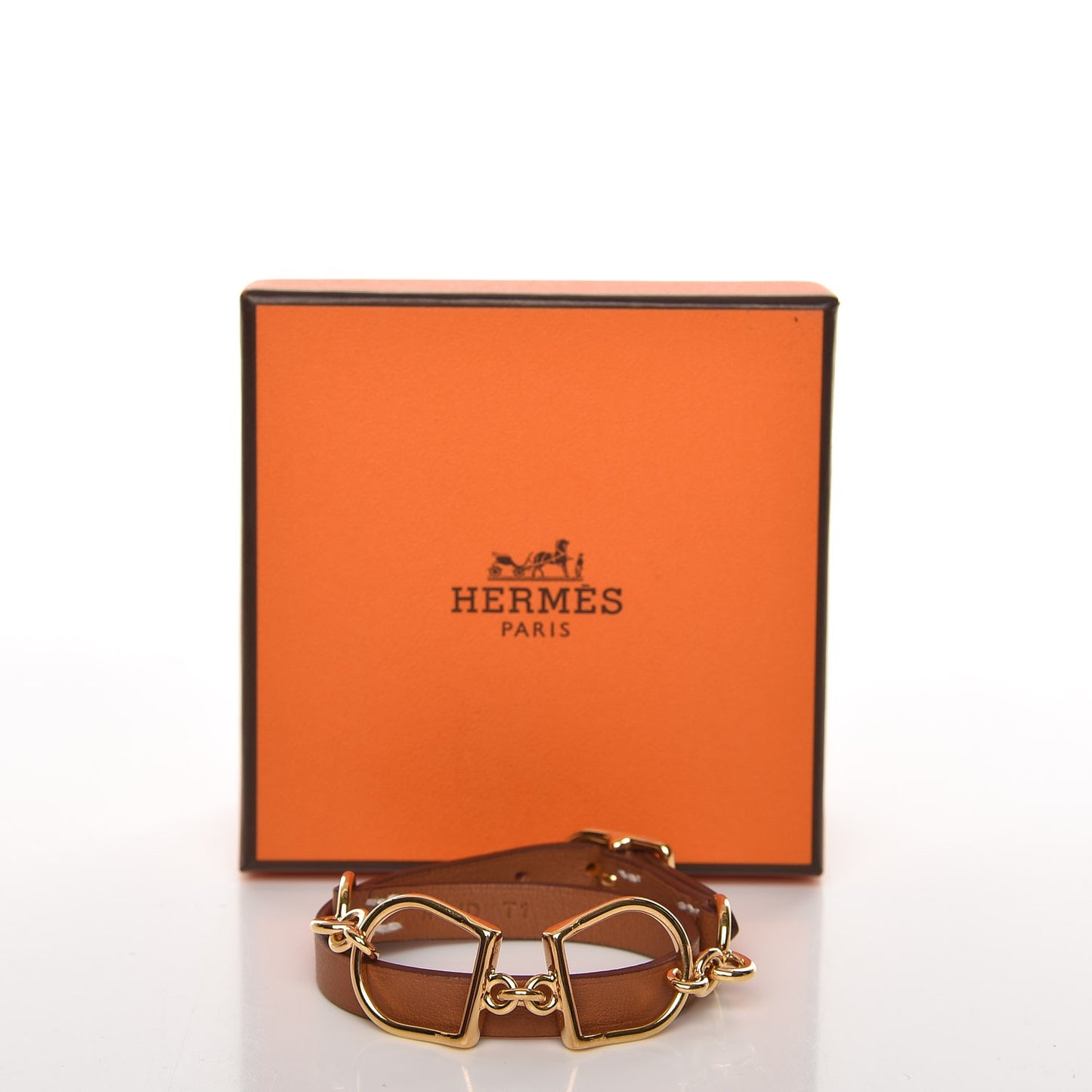 Swift Etrier Double Tour Bracelet Gold