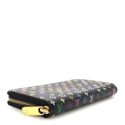 Louis Vuitton Monogram Multicolor Zippy Wallet Black Grenade 4 of 11