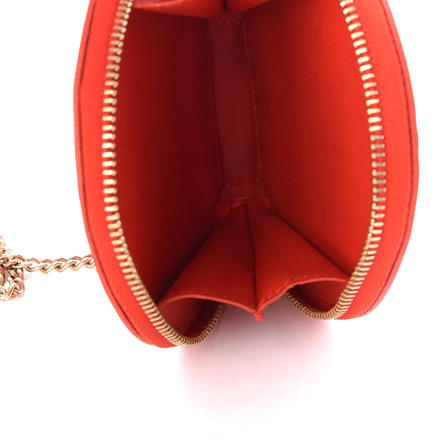 Vernis Roses Chapeau Coin Purse Orange Sunset
