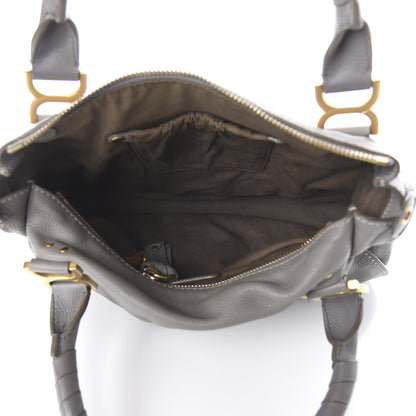 Chloe Calfskin Medium Marcie Satchel Cashmere Grey 4 of 7