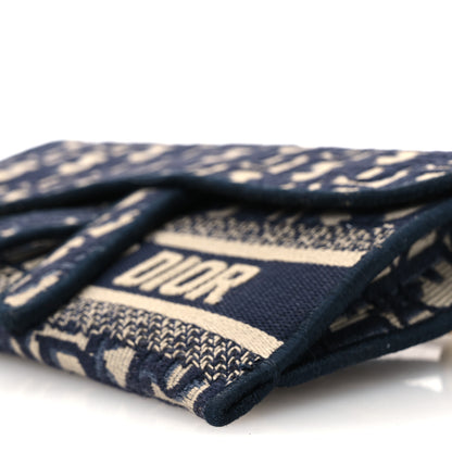 Christian Dior Oblique Slim Saddle Pouch Blue 10 of 15