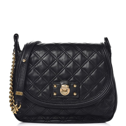 Marc Jacobs Lacquered Lambskin Cooper Black 1 of 17
