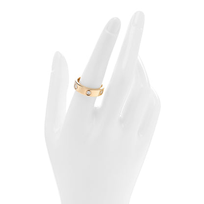 Cartier 18K Yellow Gold Gold 6 Diamond 5.5mm LOVE Ring 57 8 2 of 4