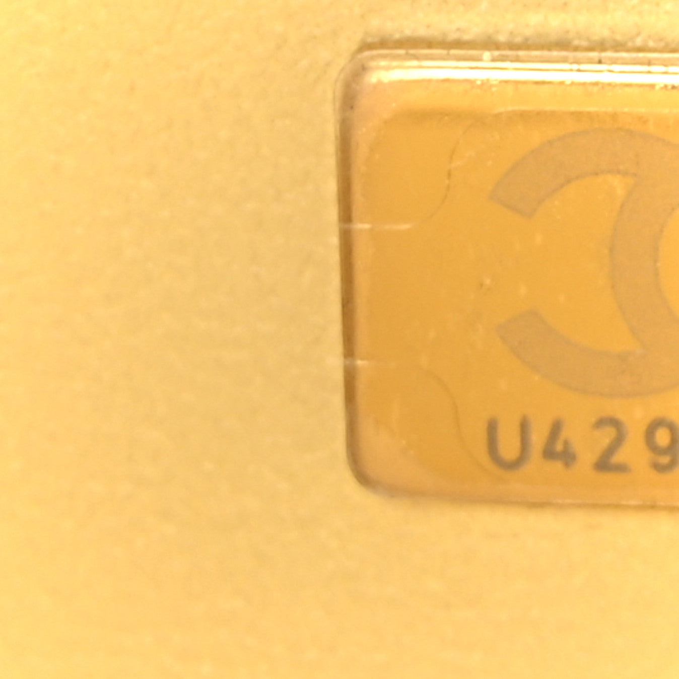 Chanel Caviar Quilted Jumbo Double Flap Yellow 7 of 9