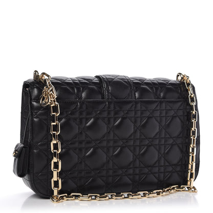 Christian Dior Lambskin Cannage Medium Miss Dior Flap Black 3 of 13
