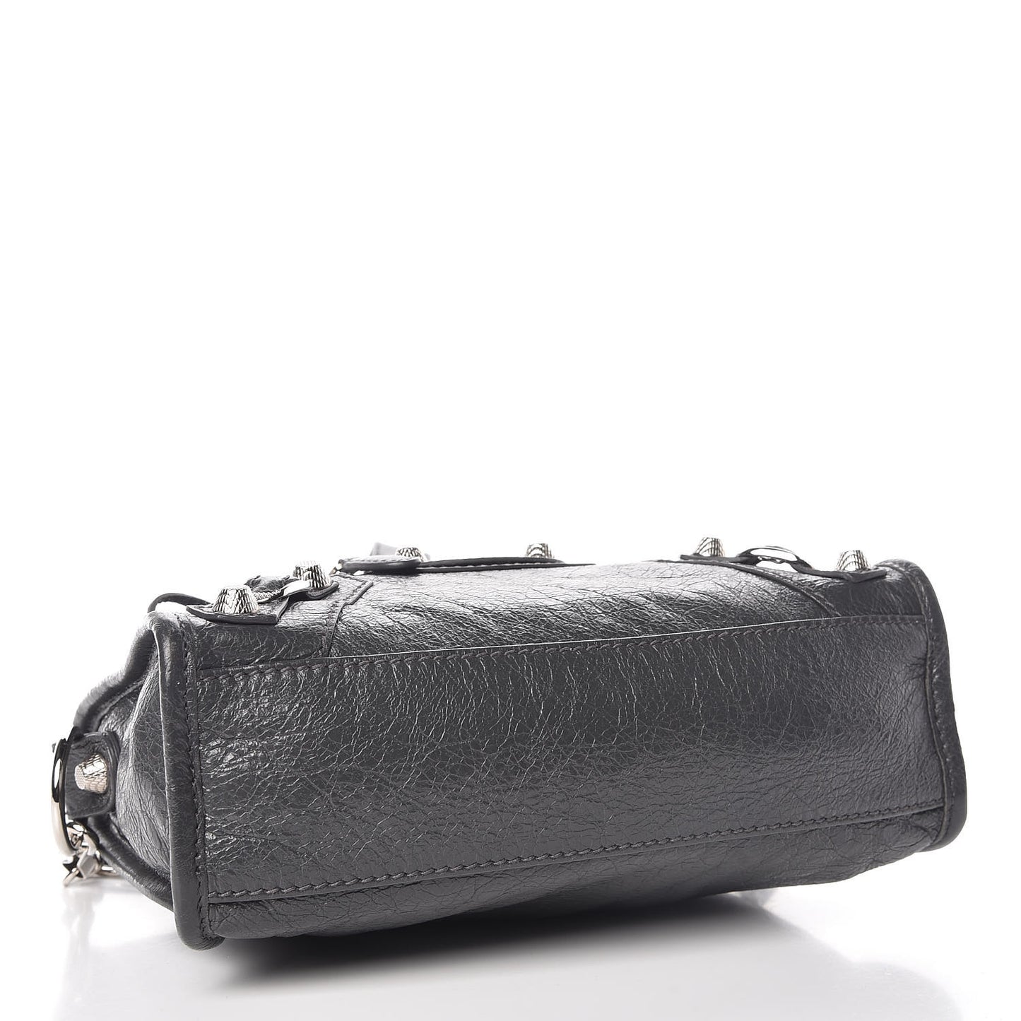 Agneau Giant 12 Silver Hardware Mini City Gris Fossile