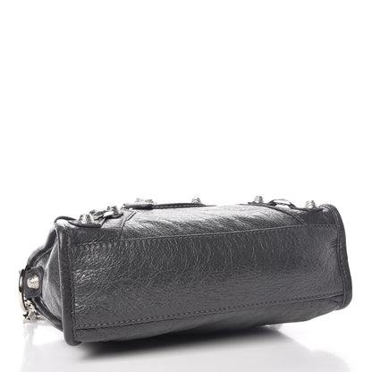 Balenciaga Agneau Giant 12 Silver Hardware Mini City Gris Fossile 5 of 13