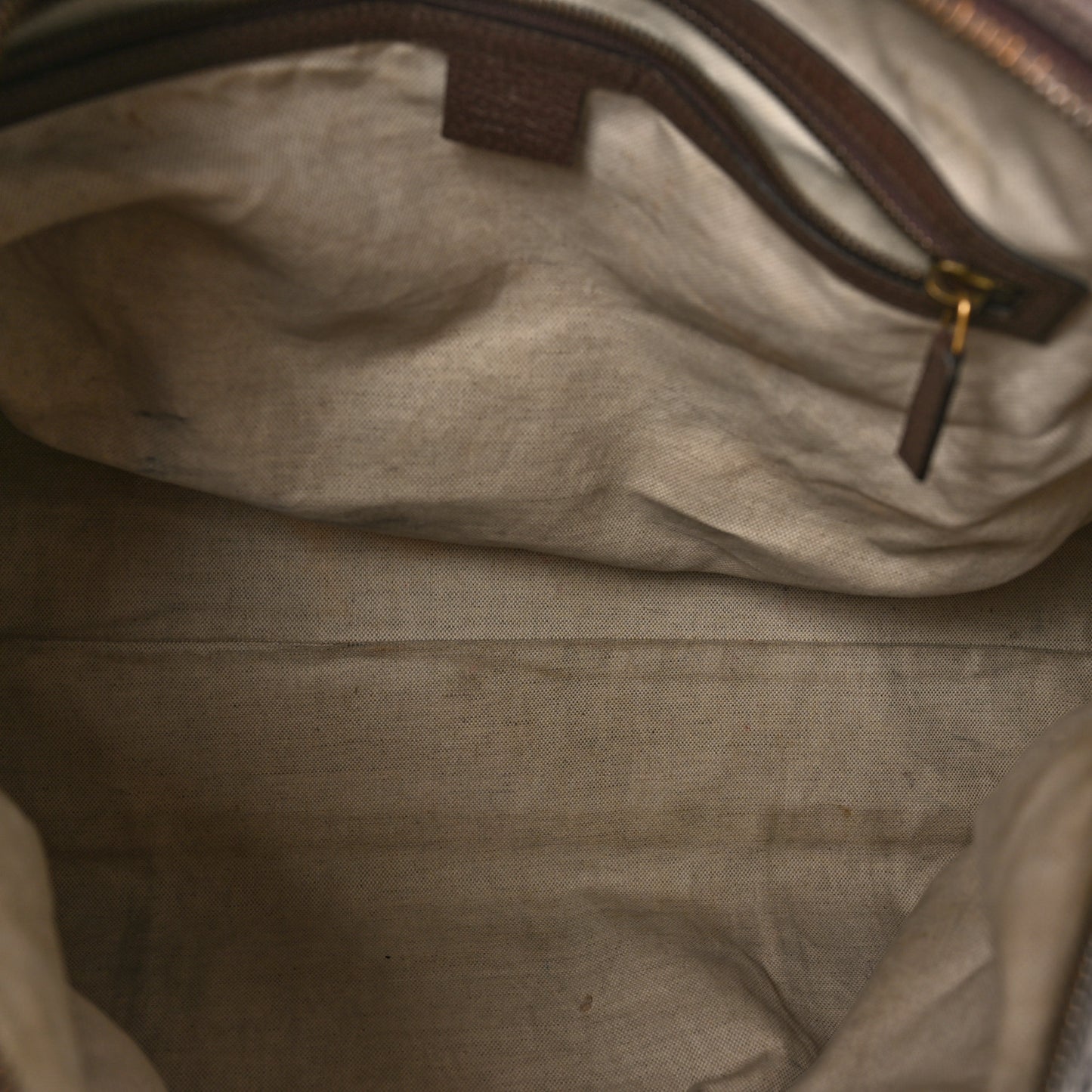 Soft GG Supreme Monogram Web Large Duffle Bag Beige New Acero Crop