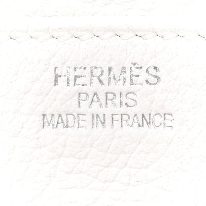 Hermes Taurillon Clemence Birkin 35 White 6 of 18