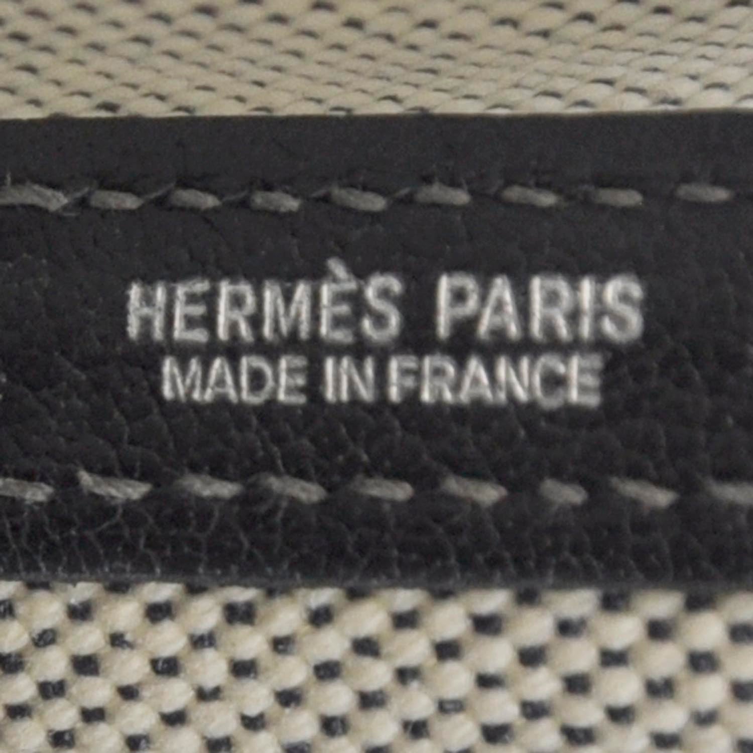 Hermes Toile Leather Garden Party PM 9 of 10