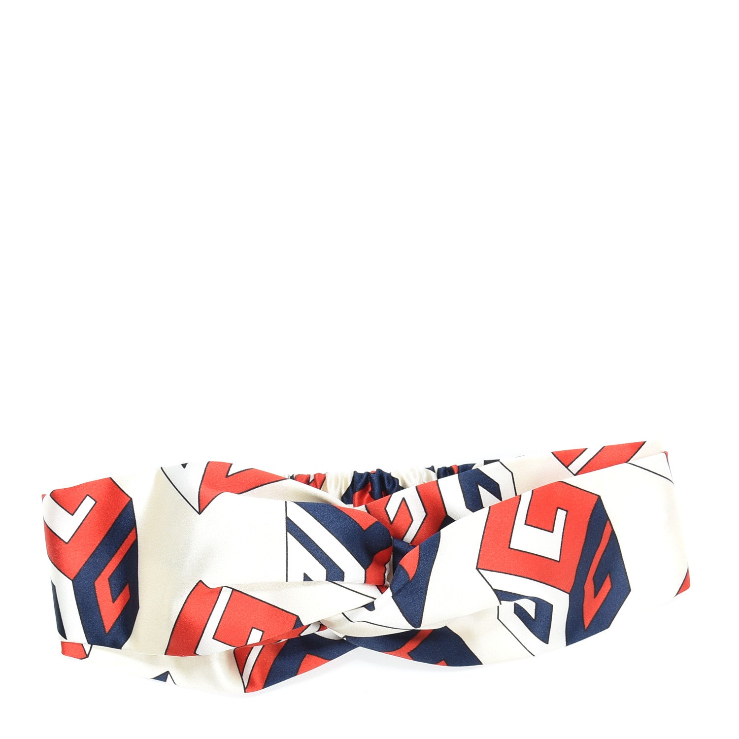 Gucci Silk GG Wallpaper Duchesse Headband White 1 of 4