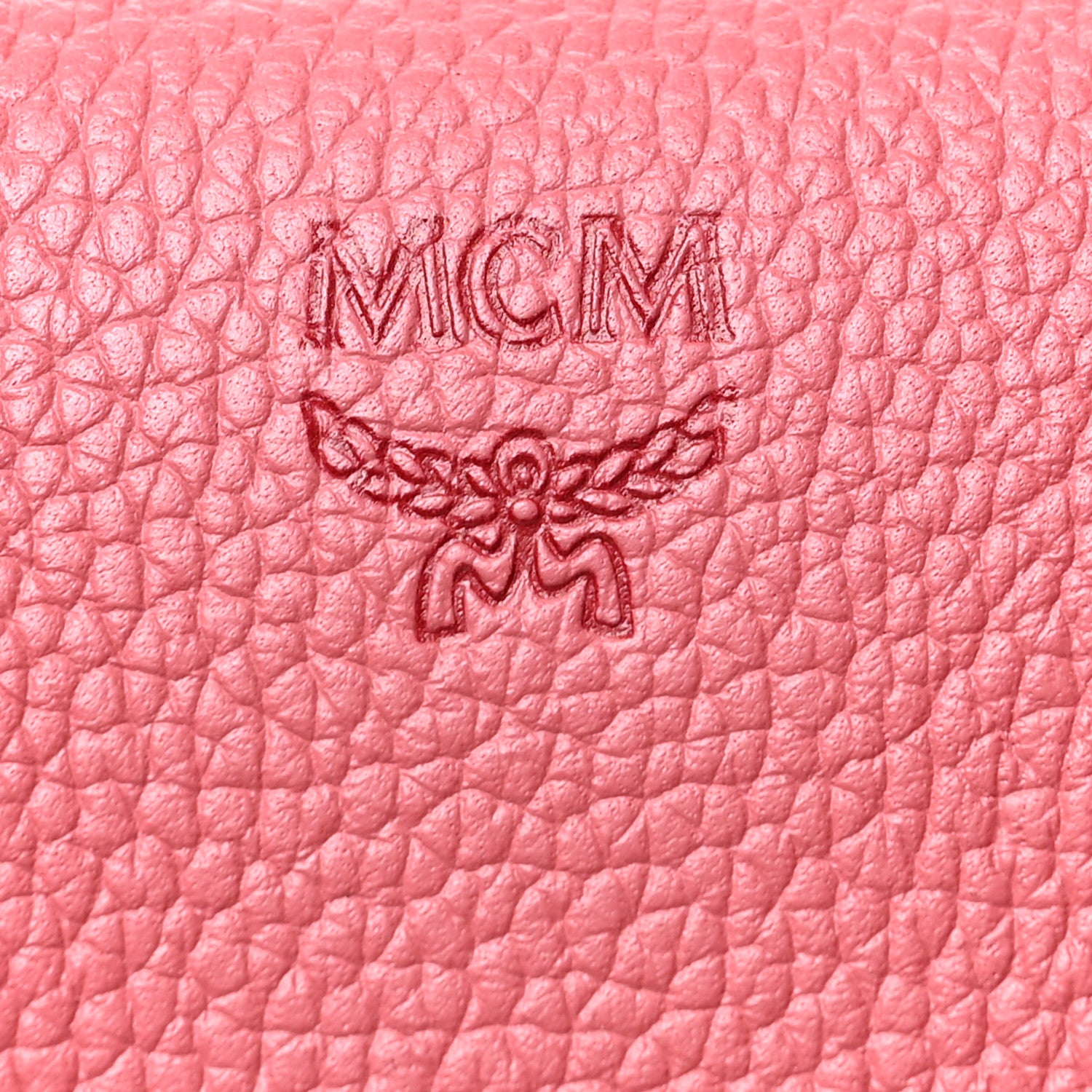 MCM Grained Calfskin Mini Milla Tote Pink 6 of 8