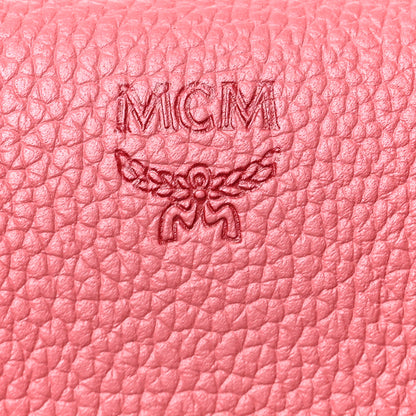 MCM Grained Calfskin Mini Milla Tote Pink 6 of 8