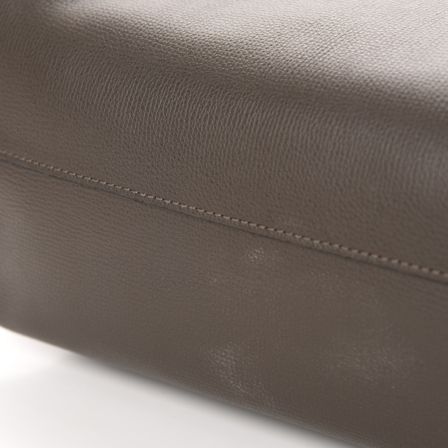 Vitello Vienna Enamel F is Fendi Shopping Tote Carbone Tobacco